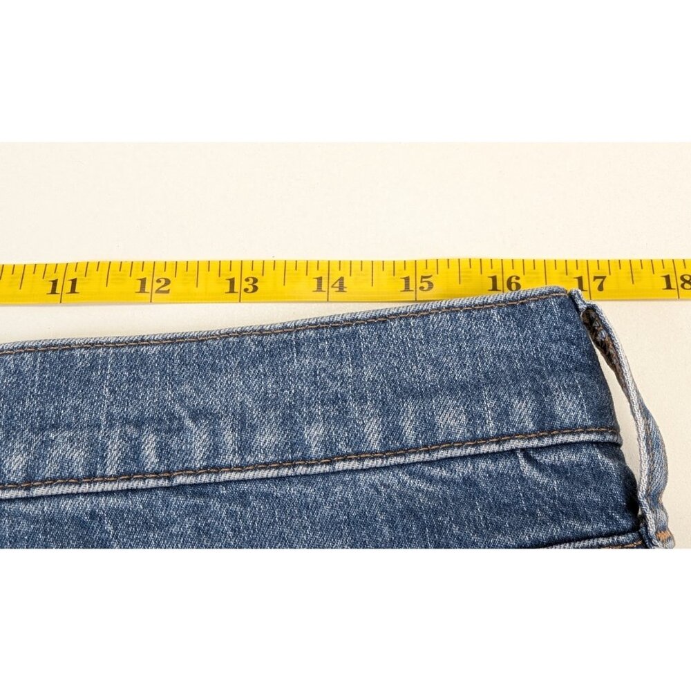 J Crew Womens 31 Wide Leg Full Length Jeans Blue All Day Stretch Denim NWT - Picture 7 of 9